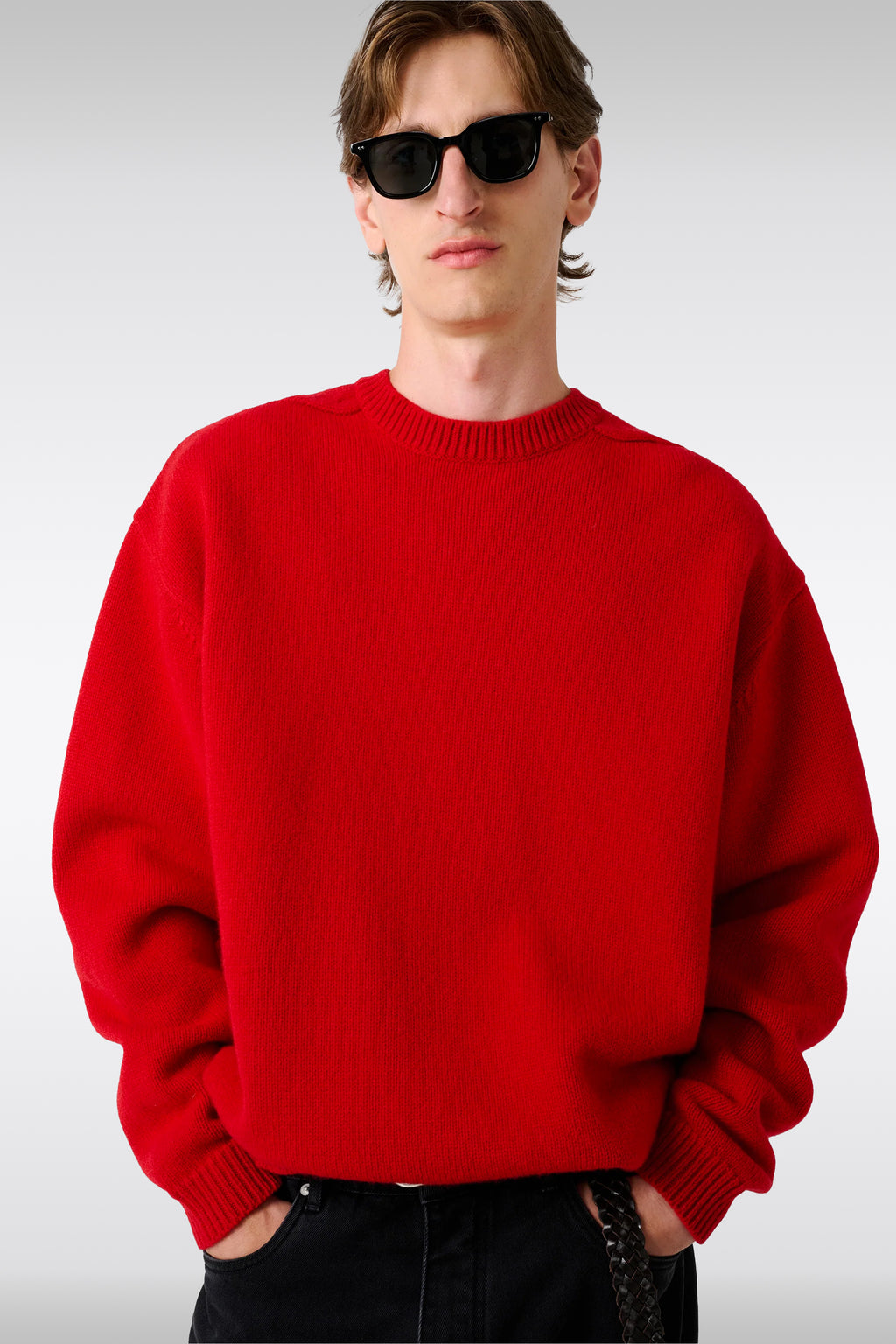 alt-image__Pullover-oversize-rosso-in-lana---Hemyl-Knit