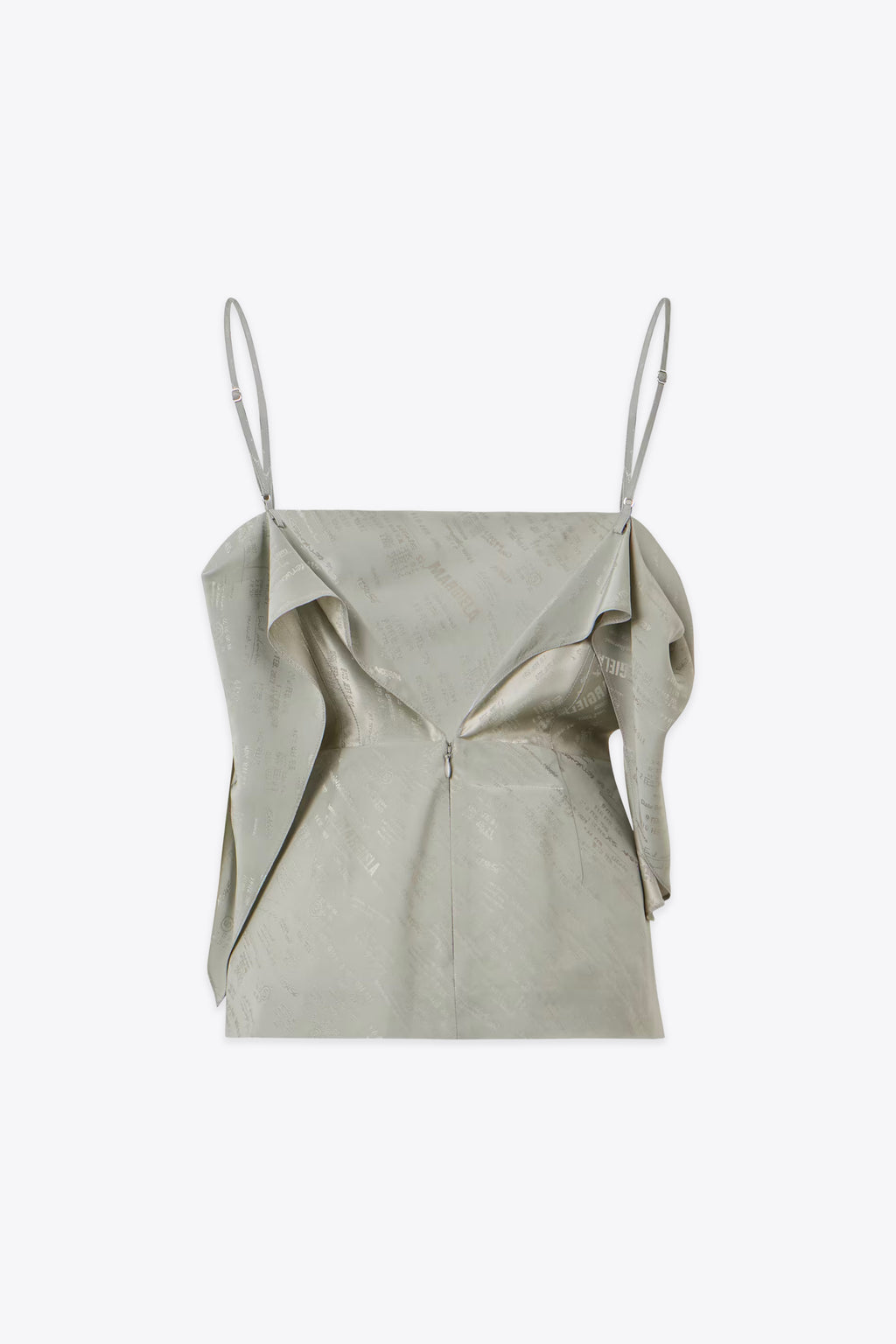 alt-image__Top-in-viscosa-grigio-perla-con-logo-jacquard-e-spalline-sottili