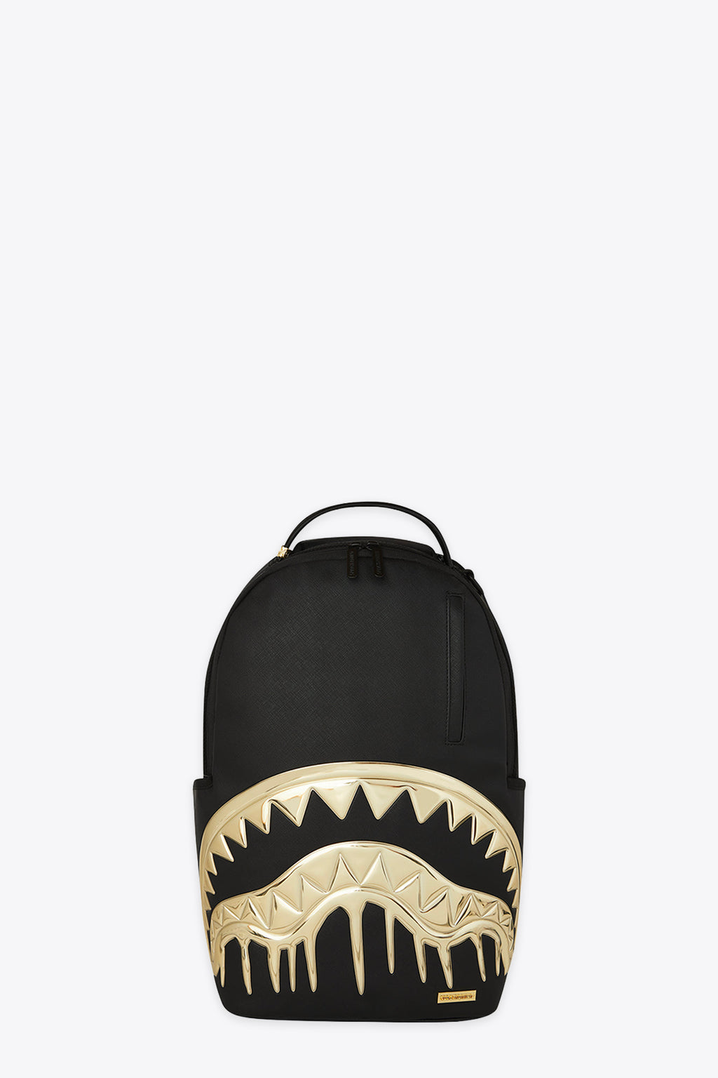 alt-image__Zaino-in-pvc-nero-con-bocca-shark-color-oro---Gold-And-Dangerous-Backpack
