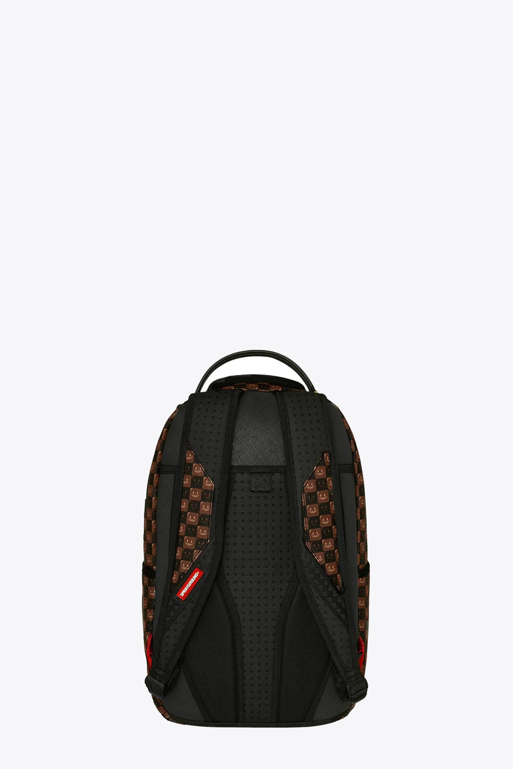 alt-image__Zaino-in-pvc-marrone-a-scacchi-con-smiles-e-bocca-shark----Shark-in-Paris-WTF-Bubbly-Brownj-Check-Backpack