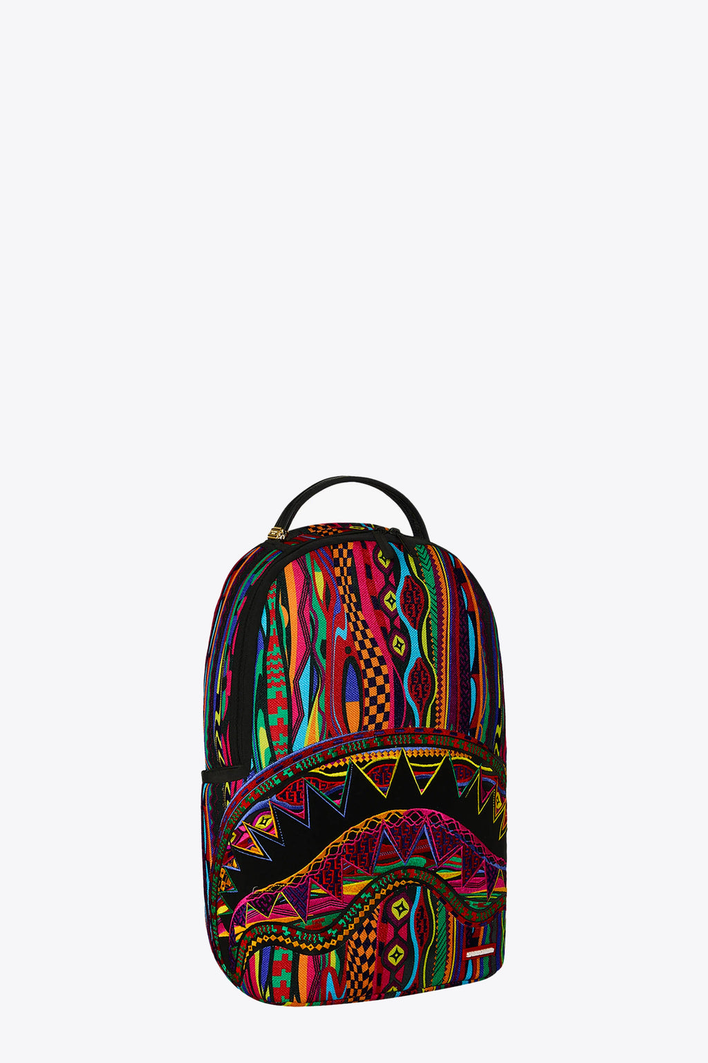 alt-image__Multicolour-patchwork-textile-printed-pvc-backpack---Big-Poppi-Fly-Knit-Backpack