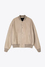 BOMBER ART. CAY 100% PELLE OVINA-Beige 
