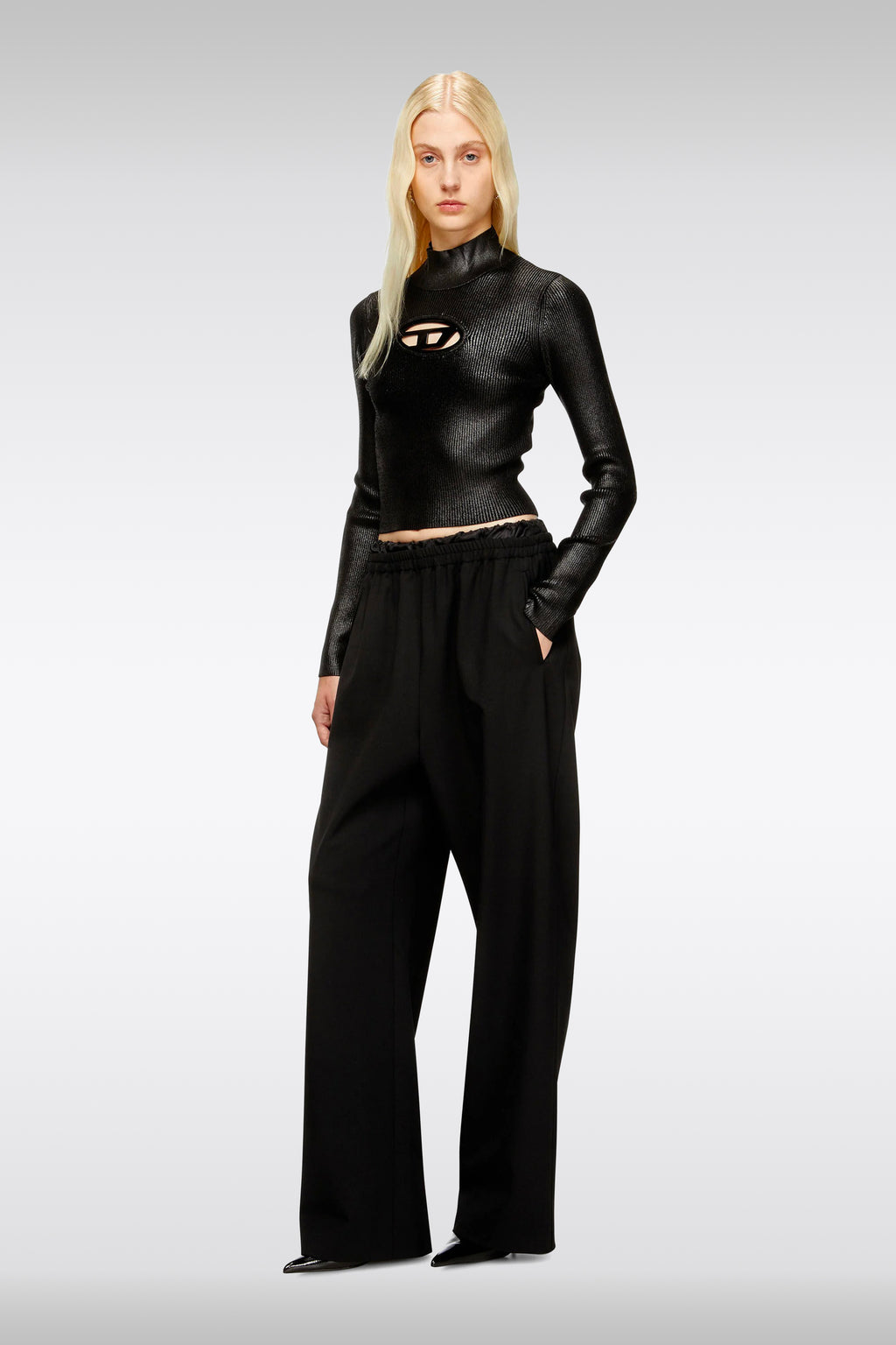 alt-image__Pantalone-baggy-nero-in-fresco-lana-con-vita-elastica-in-nylon---P-Yrite-R2