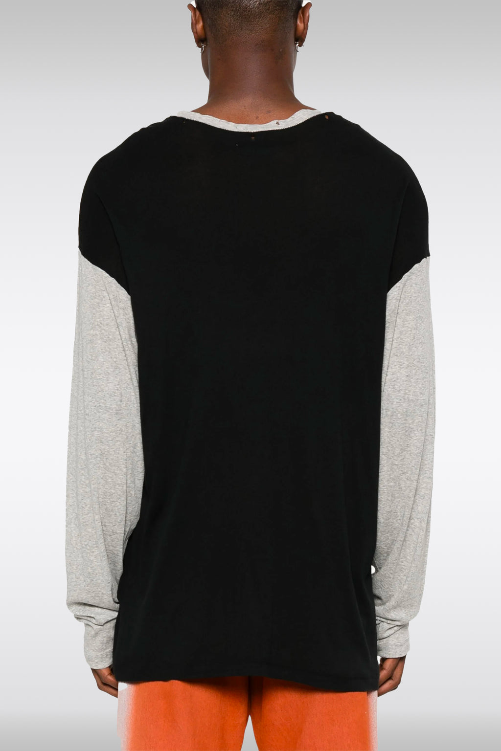 alt-image__T-shirt-manica-lunga-nera-con-stampa-frontale---Unisex-Contrast-Light-Jersey-Sweats