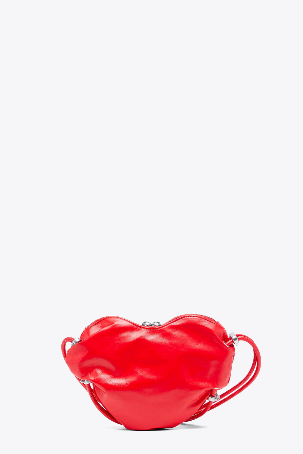 alt-image__Borsa-a-cuore-in-pelle-rossa-arricciata---Scrunch-D-Heart