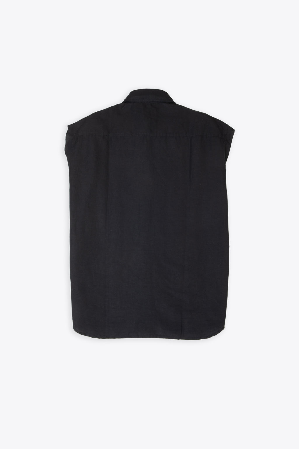 alt-image__Black-linen-blend-sleeveless-shirt---S-Simens