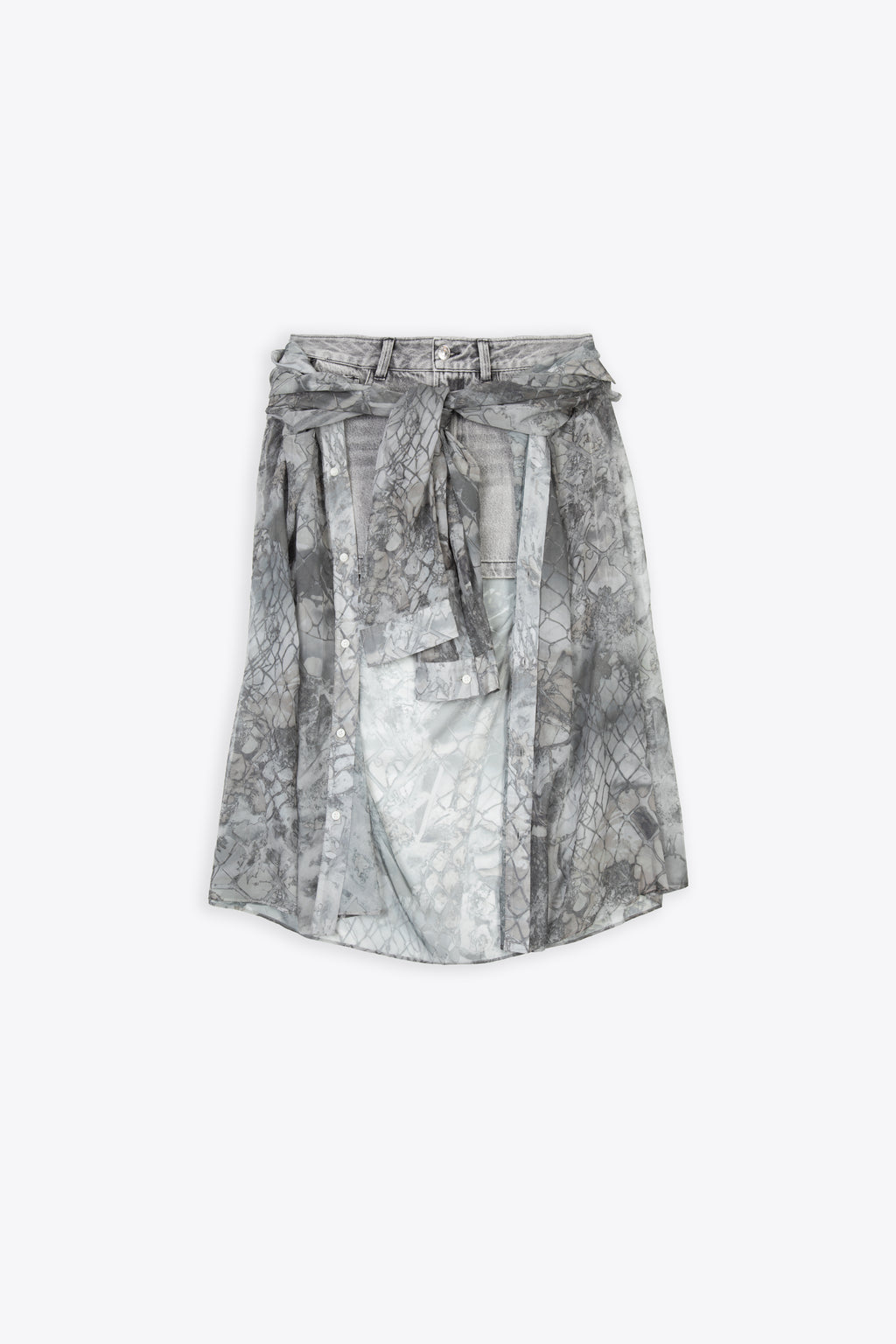 alt-image__Light-grey-denim-skirt-with-knotted-chiffon-shirt---O-Jeany
