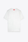 White cotton t-shirt with tonal print - T Must Slits N2 