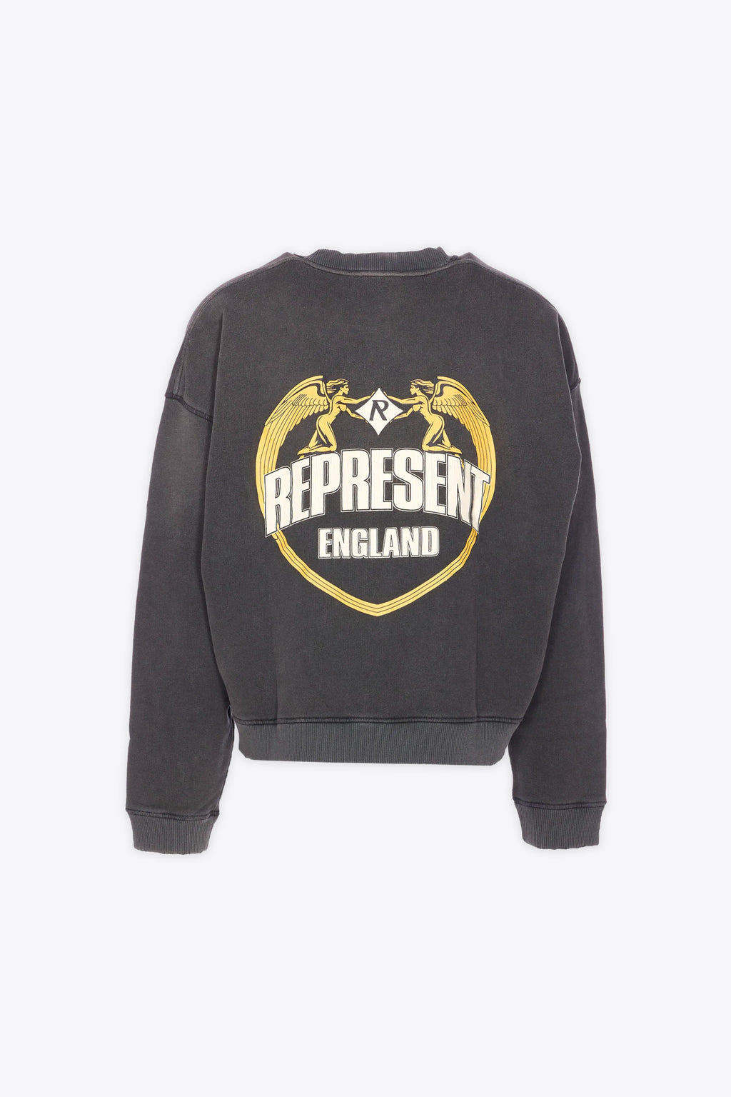 alt-image__Felpa-nera-in-cotone-lavato-con-stampa-grafica-al-petto-e-sul-retro---Angel-Border-Sweatshirt