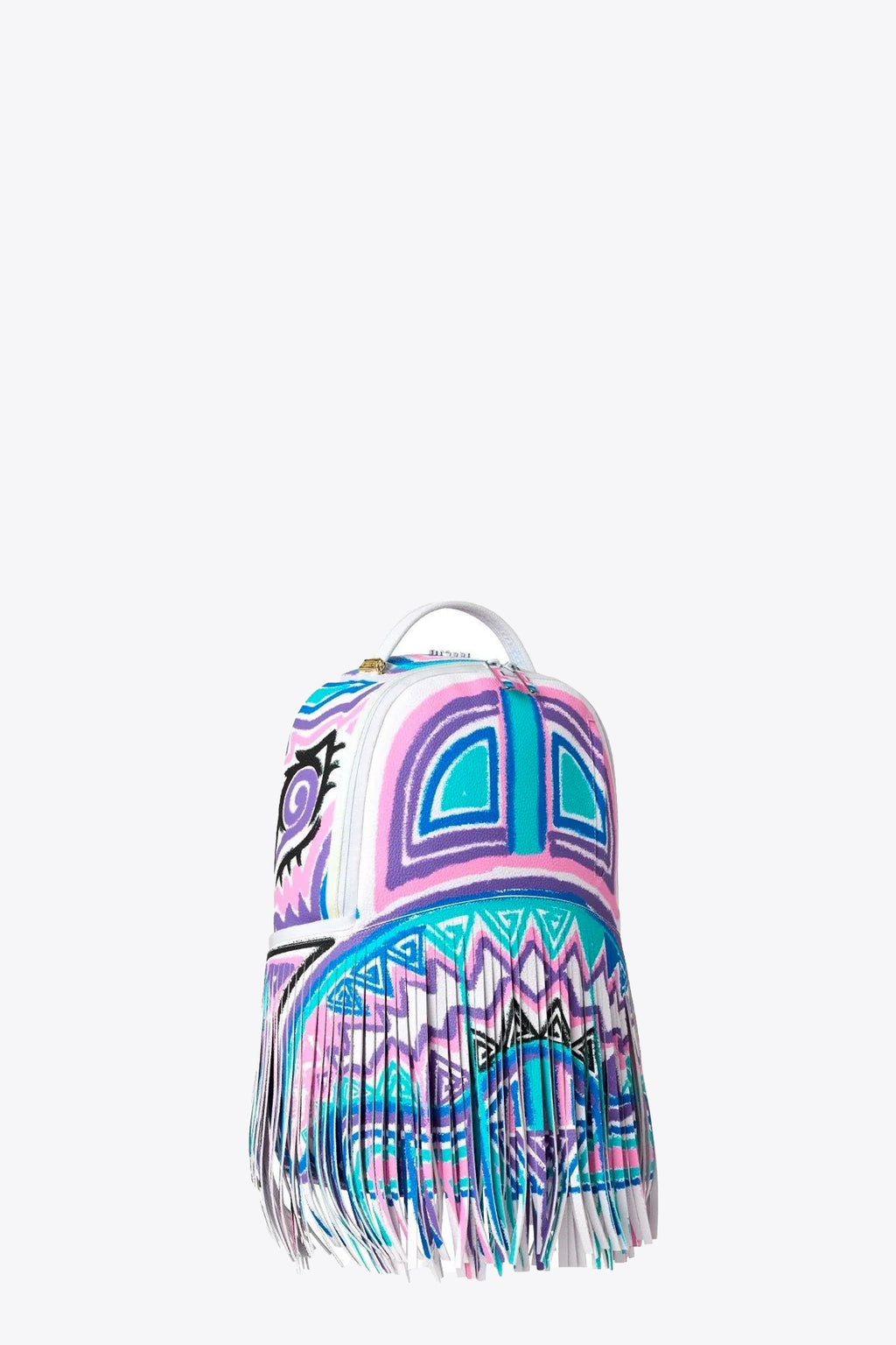 alt-image__AI-FRINGE-BACKPACK-Bianco/multicolor