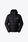 Piumino in nylon nero antipioggia con cappuccio - M Hydrenalite Down Hoodie 