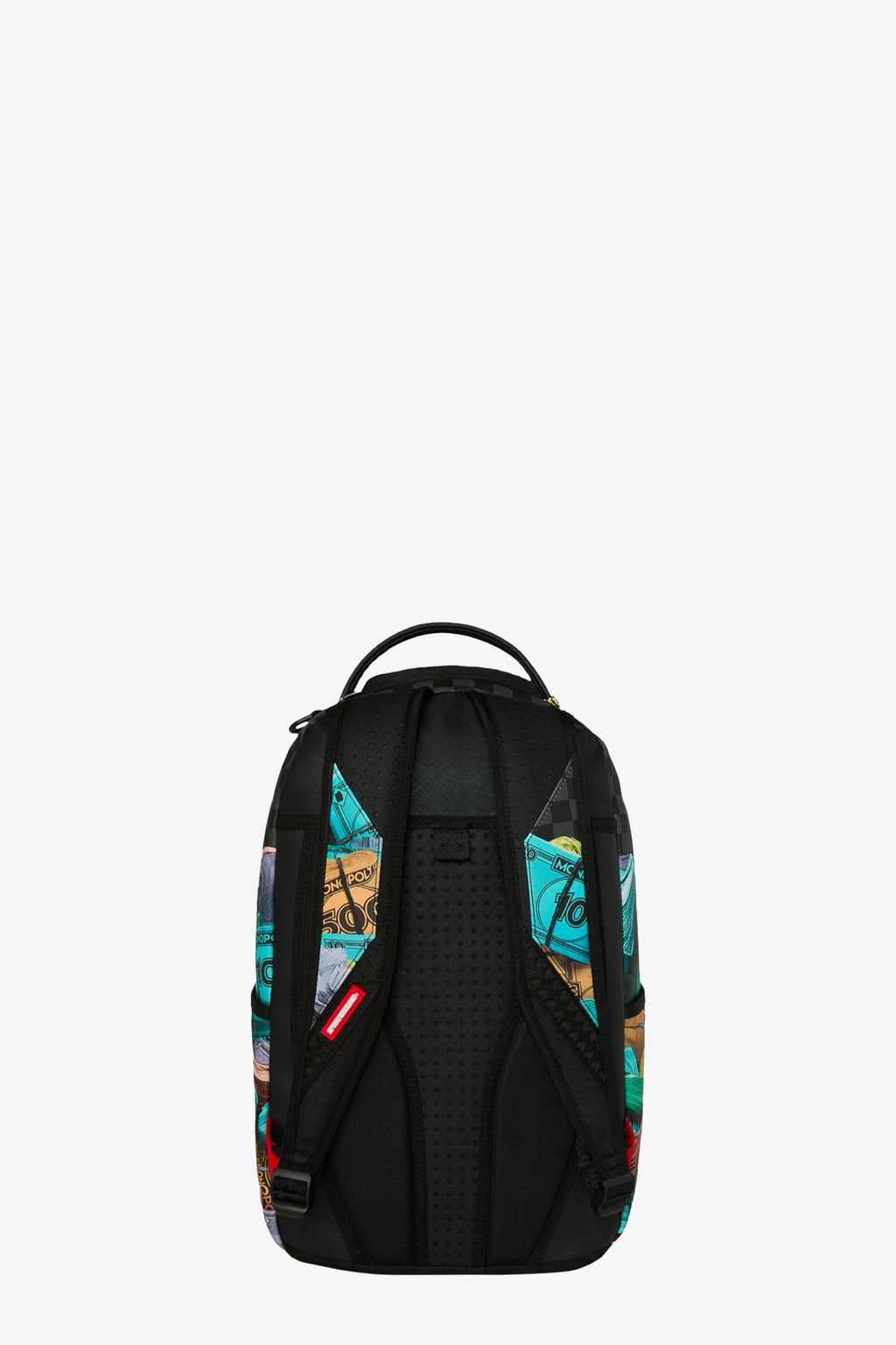 alt-image__Zaino-in-pvc-nero-a-scacchi-con-stampa-soldi-Monopoly---Monopoly-Money-Stacks-Backpack