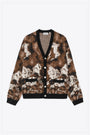 MERTON CARDIGAN 30/30/40%ALPACA/NY/ACRYLIC-Camouflage 