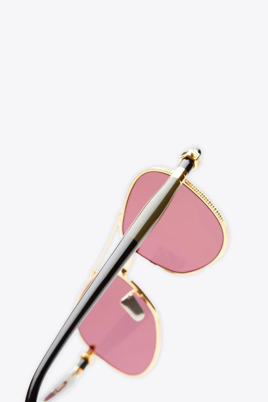 alt-image__Occhiali-da-sole-aviatori-in-metallo-oro-con-lenti-rosa---P75