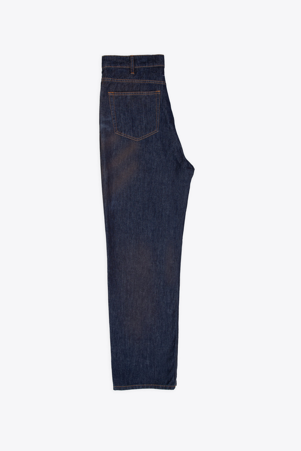 alt-image__Jeans-loose-fit-5-tasche-in-denim-blu-scuro-sabbiato