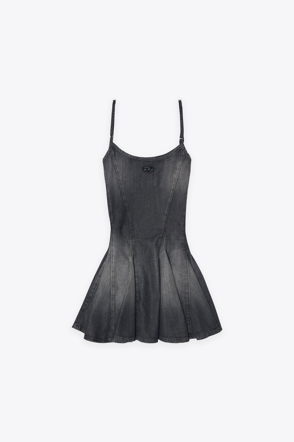alt-image__Abito-corto-in-denim-grigio-stonewashed-con-gonna-a-ruota---De-Spoky-S