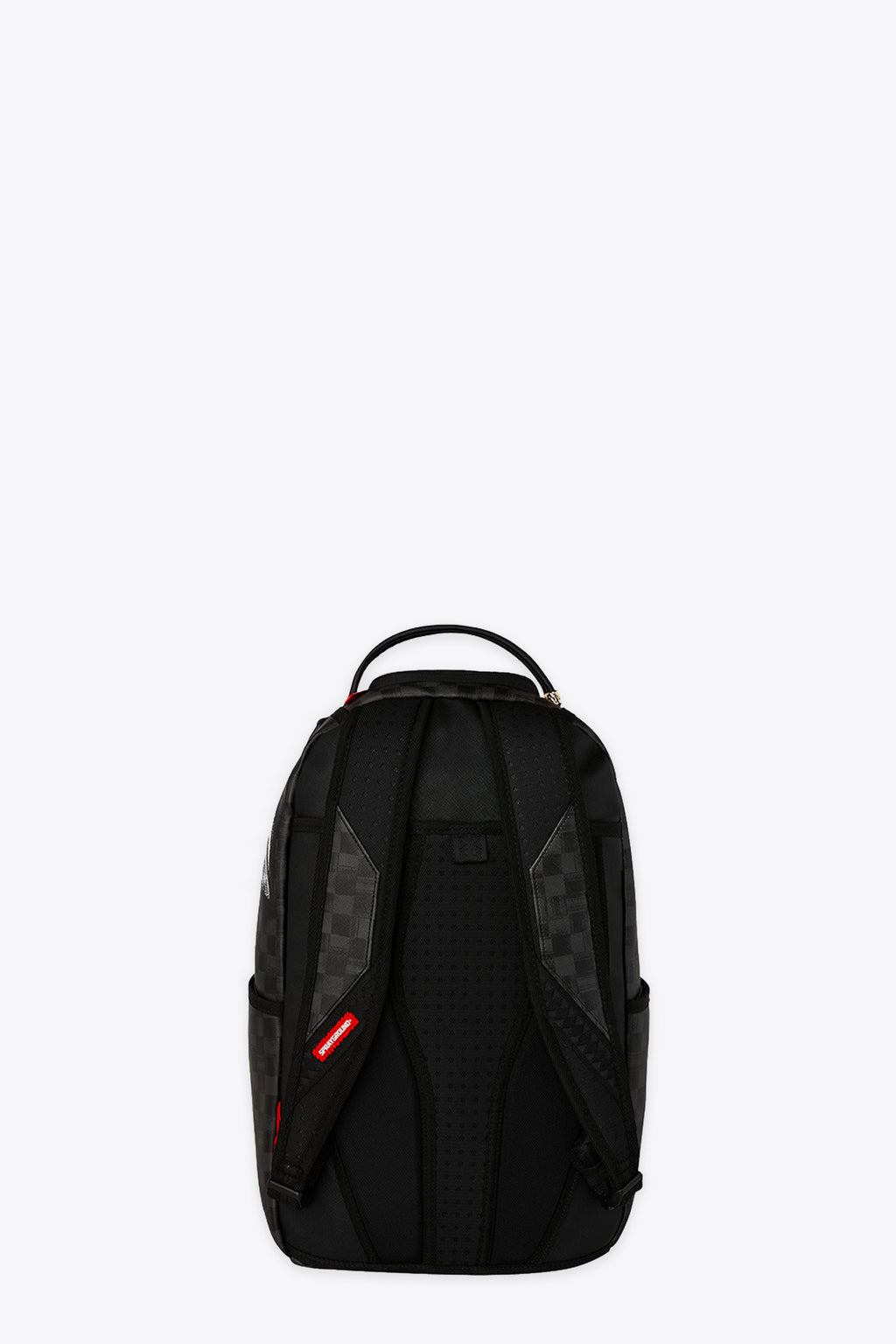 alt-image__Zaino-in-pvc-a-scacchi-nero-con-bocca-shark---Scribble-Shark-Backpack