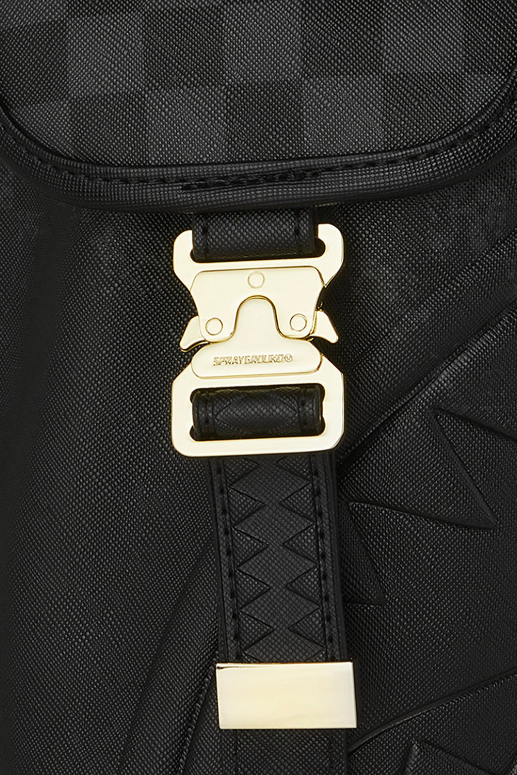 alt-image__Zaino-in-pvc-nero-a-scacchi-con-tasche-laterali---Spritz-Black-Monte-Carlo-Backback