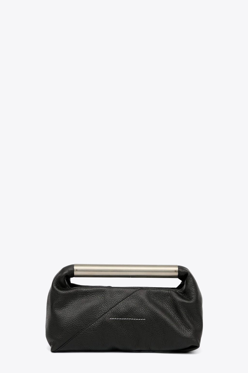 alt-image__Borsa-Japanese-rettangolare-in-pelle-nera-con-manico-in-metallo
