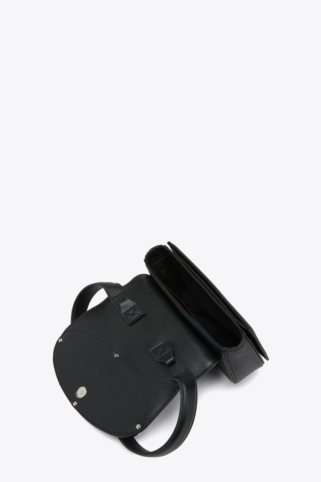 alt-image__Black-leather-bag-with-Oval-D-logo---1DR-Shoulder-bag-