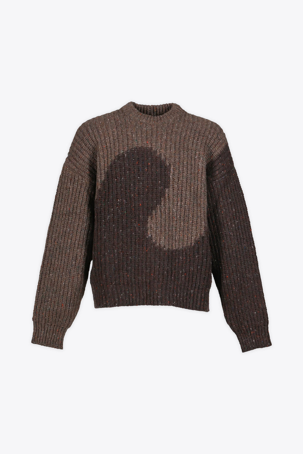 alt-image__Pullover-in-lana-marrone-con-motivo-swirl---Unisex-Swirl-Wool-Crewneck-Knit