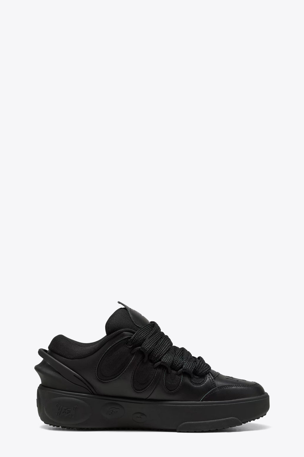 alt-image__Sneaker-bassa-in-pelle-nera---La-France-3X-Black