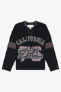 Felpa nera in style hockey con logo - Unisex Laced Hockey Jersey Knit 