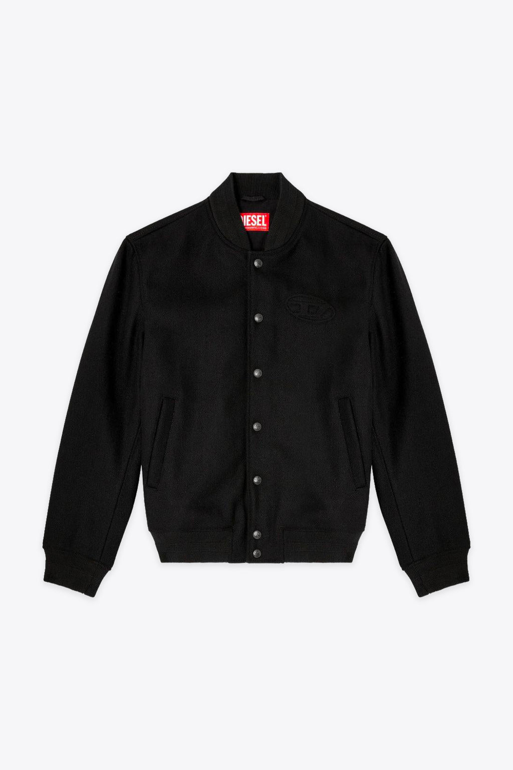 alt-image__Bomber-nero-in-panno-con-logo-oval-D-in-rilievo-al-petto-e-sul-retro---J-Arry