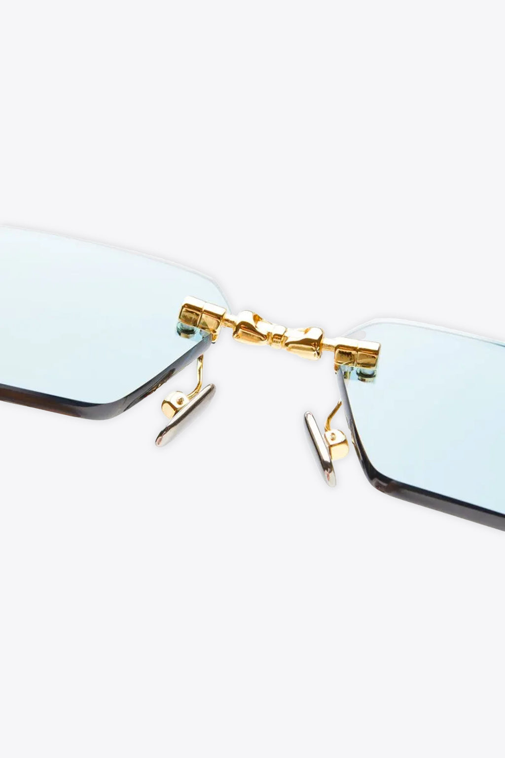 alt-image__Occhiali-da-sole-rimless-con-lenti-azzurre---H68