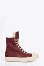 SCARPE IN DENIM- SNEAKS-Bordeaux 