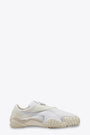 White mesh low sneaker with spiked outsole - Mostro Mesh 