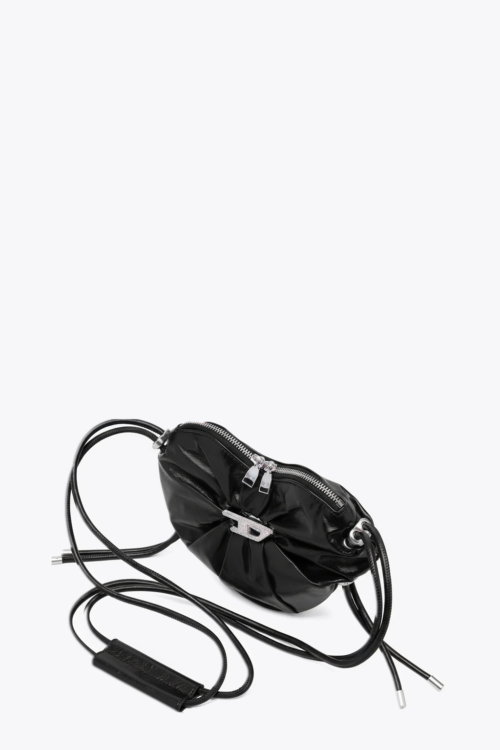 alt-image__Black-scrunched-leather-heart-shaped-bag---Scrunch-D-Heart