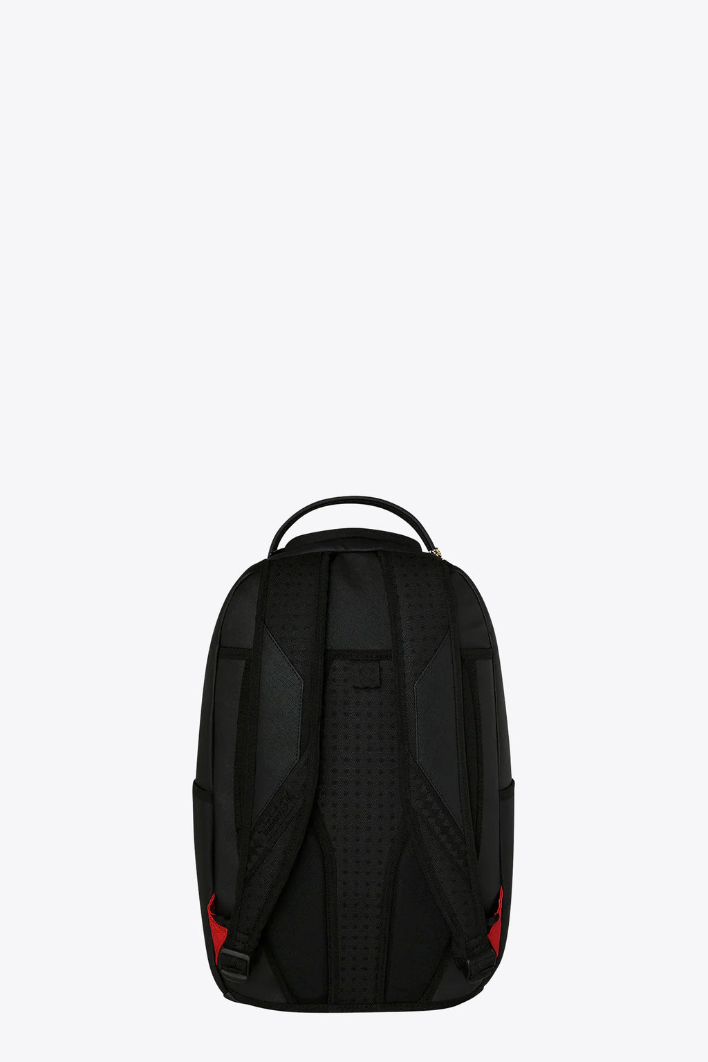 alt-image__Black-pvc-backpack-with-gold-tooth-detail---Blacked-Out-Embossed-Gold-Tooth-Backpack