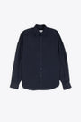 SHIRT LARGE FIT ITALIAN COLLAR -Blu 