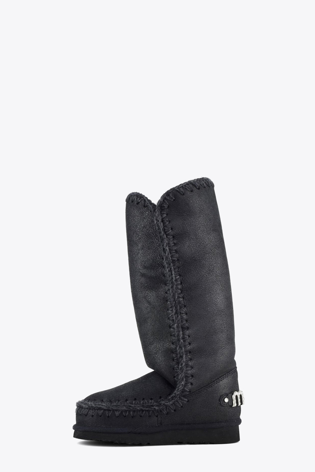 alt-image__Stivale-in-montone-nero-con-logo-in-strass-sul-retro---Eskimo-40-Rhinestones-Logo