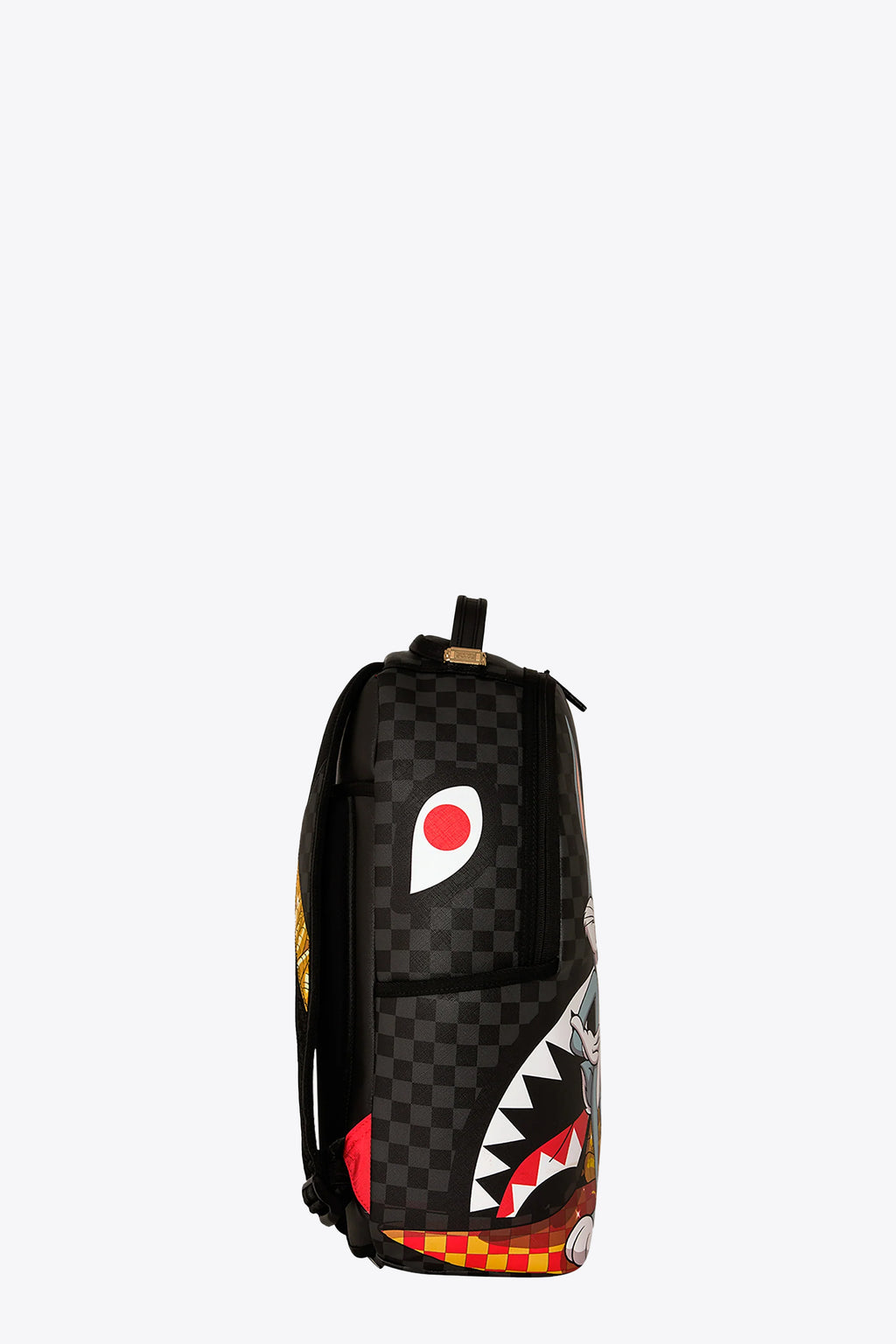 alt-image__Zaino-in-pvc-nero-a-scacchi-con-stampa-Bugs-Bunny---Looney-Carrot-Stash-Backpack