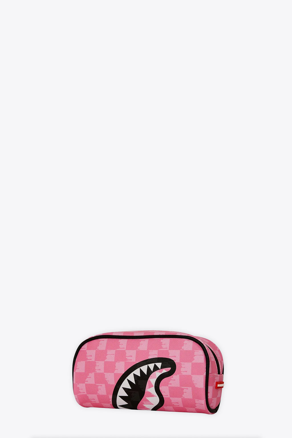 alt-image__Pink-check-pvc-pouch-with-shark-mouth---Pink-and-Black-Drip-Check-Pouch-