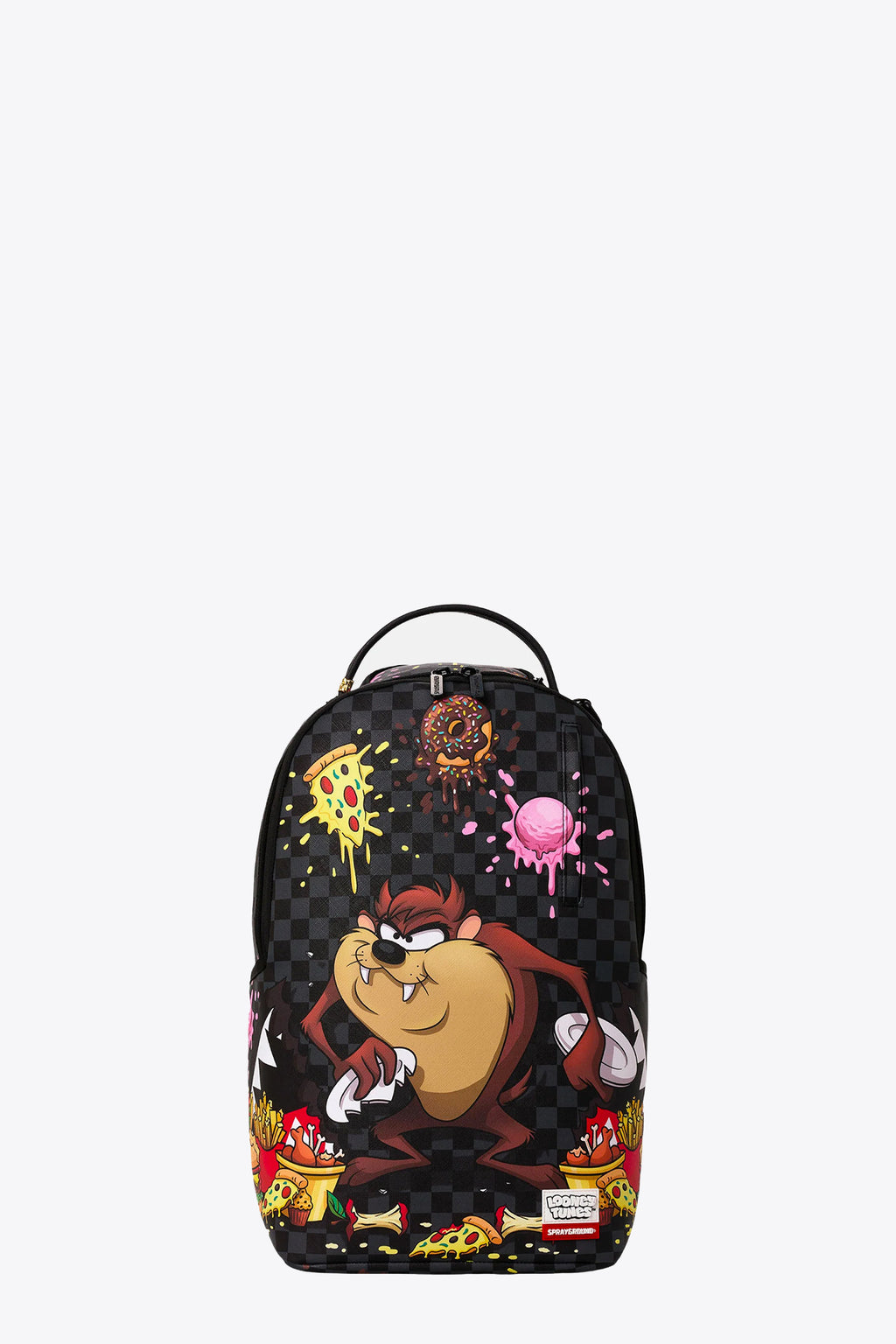 alt-image__Black-check-pvc-backpack-with-Taz-print---Looney-Tunes-Taz-Beast-Feast-Backpack