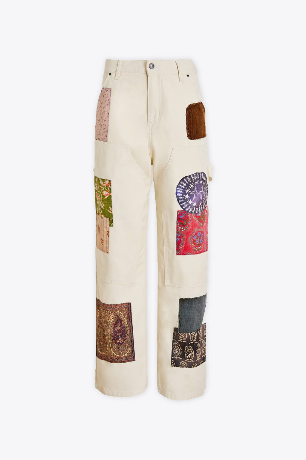 alt-image__Pantalone-workwear-in-canvas-panna-con-design-patchwork---Tapestry-Carpenter-Canvas-Pants