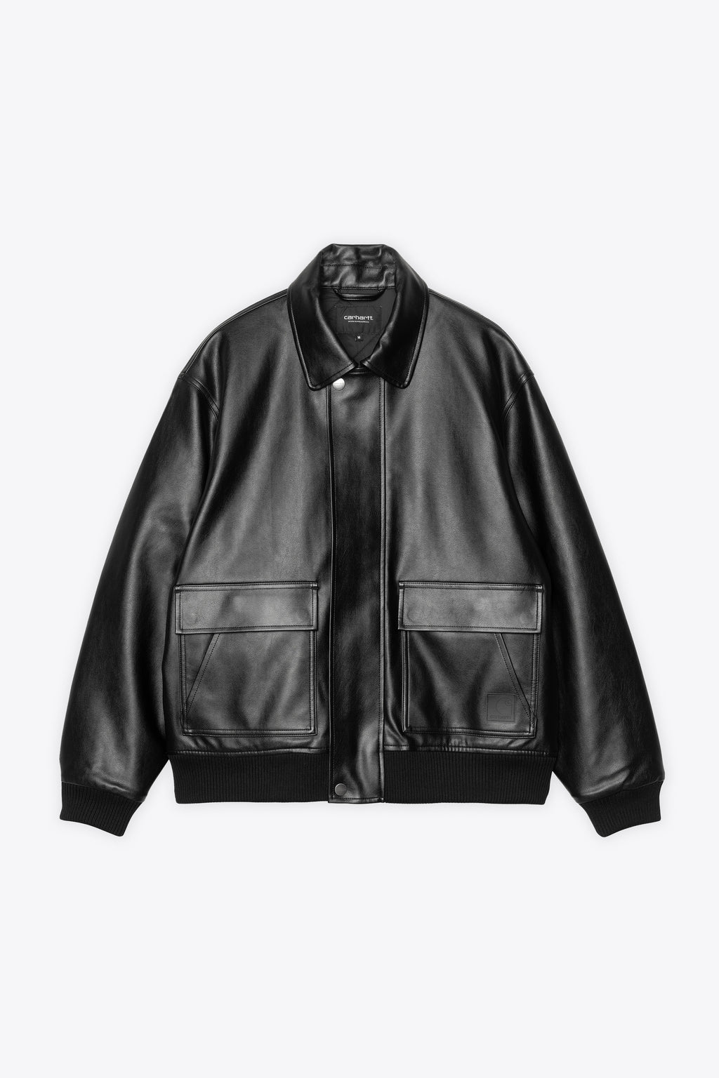 alt-image__Giubbotto-nero-in-similpelle-con-tasche---Arizona-Jacket
