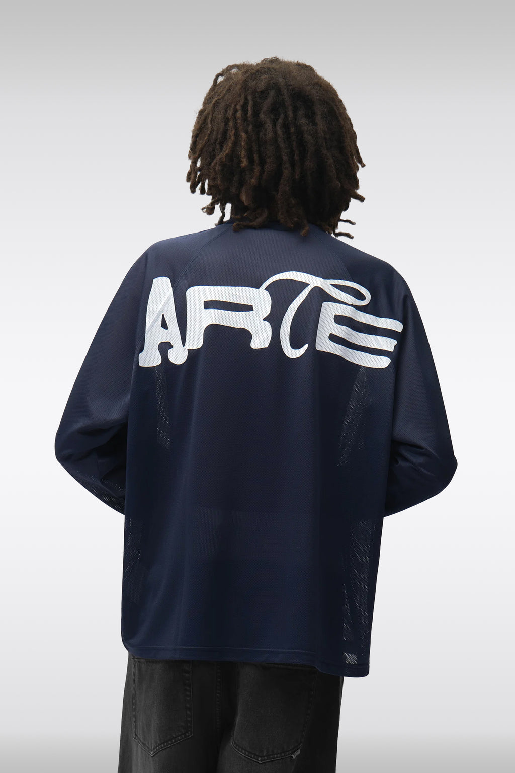 alt-image__Navy-blue-mesh-long-sleeves-t-shirt-with-logo---Mesh-Aero-Longsleeve