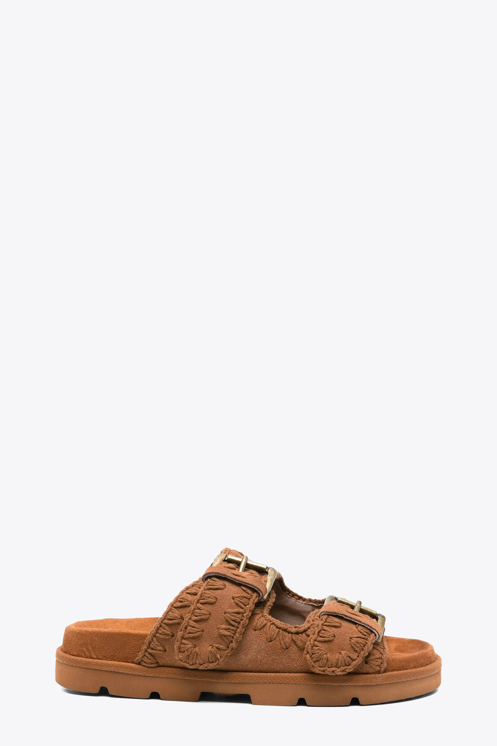 alt-image__Cognac-brown-suede-sandal-with-two-upper-straps-and-crochet-stitches---Bio-Sandal-Two-Buckles-