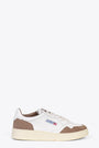 Sneakers bassa in pelle bianca con dettagli in suede marrone - Medalist Low 