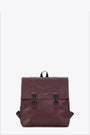 Borsa squadrata in PU impermeabile bordeaux - MSN Bag Mini 