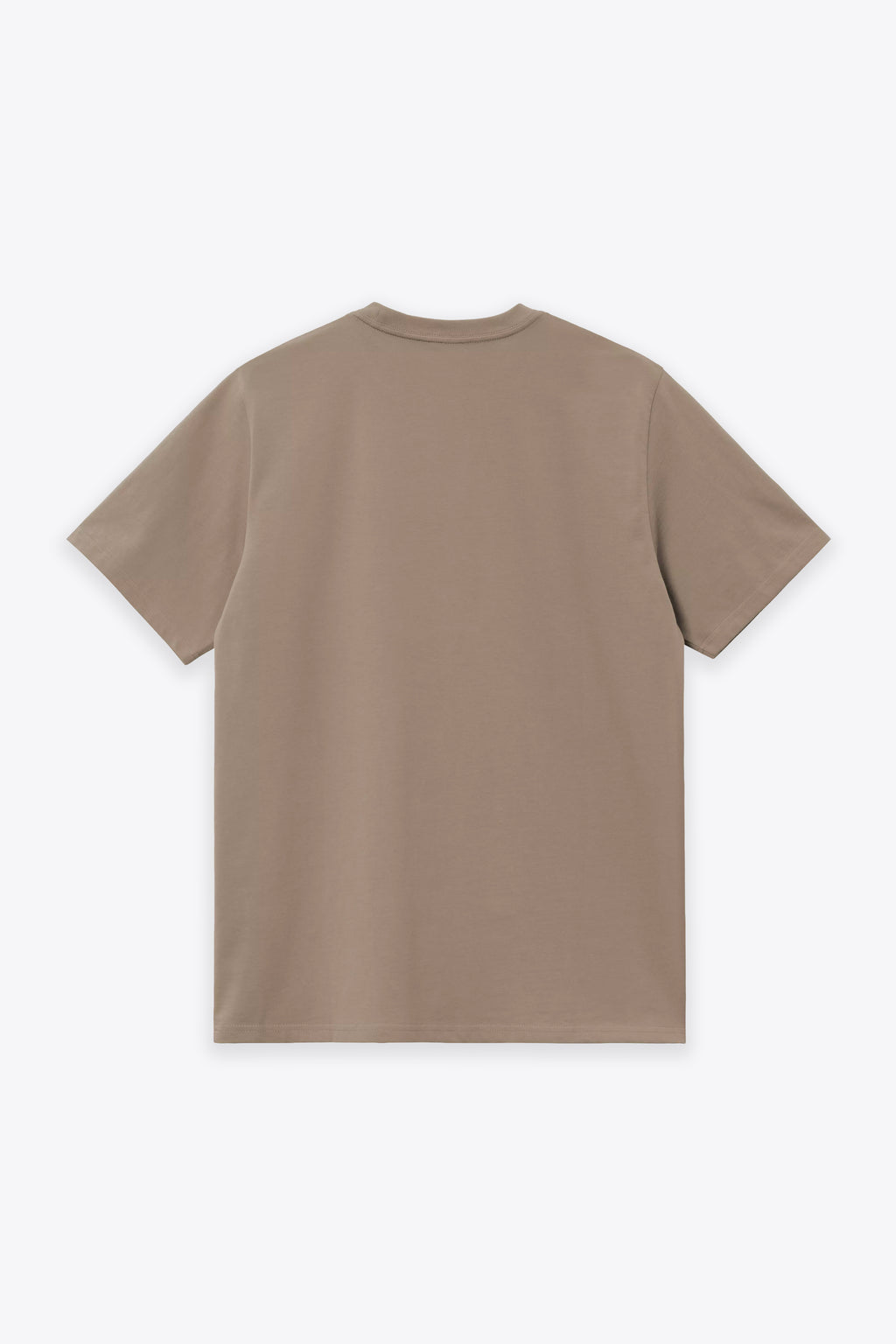 alt-image__Beige-cotton-t-shirt-with-chest-pocket-and-logo---S/S-Pocket-T-Shirt