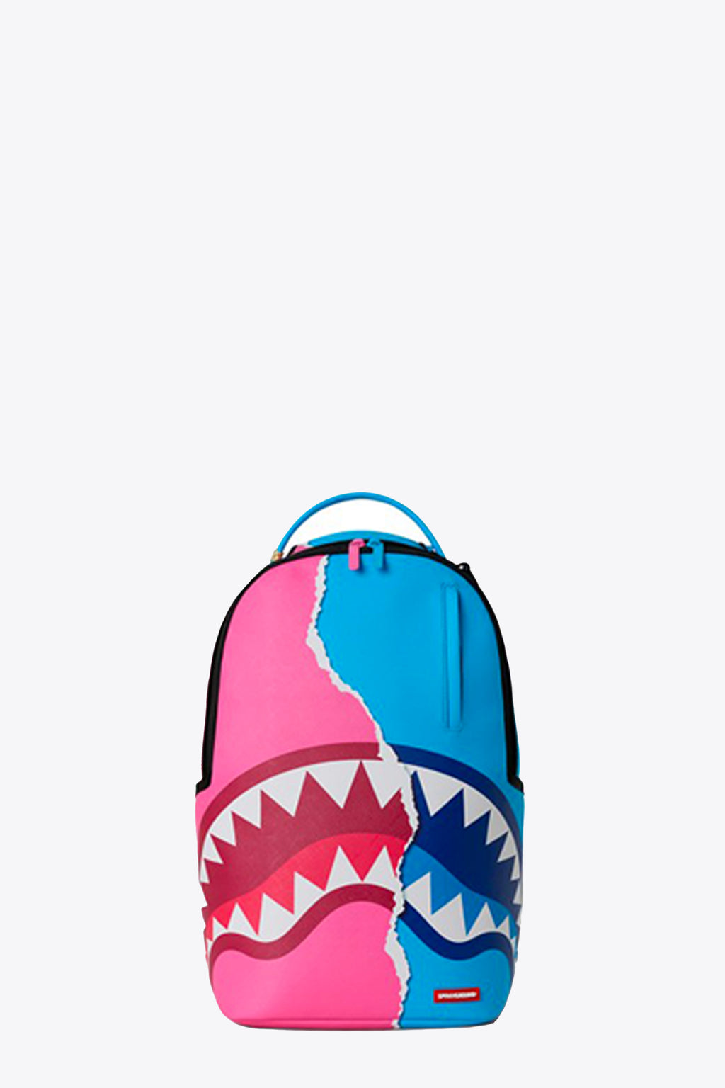 alt-image__Pink-and-light-blue-pvc-backpack-with-split-detail---Shark-Central-Cotton-Candy-Backpack-