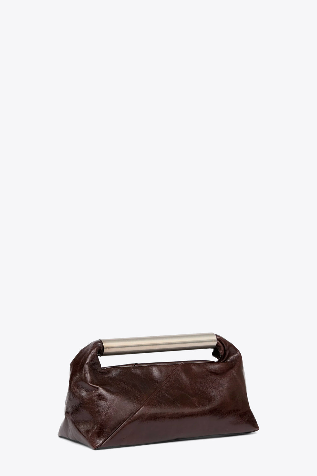 alt-image__Borsa-Japanese-rettangolare-in-pelle-vernicita-marrone-con-manico-in-metallo