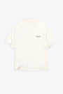 T-shirt panna con logo in corsivo al petto e sul retro - Represent Owners Club Script T-Shirt 