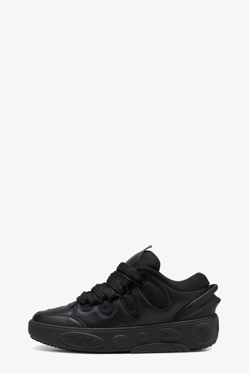 alt-image__Sneaker-bassa-in-pelle-nera---La-France-3X-Black