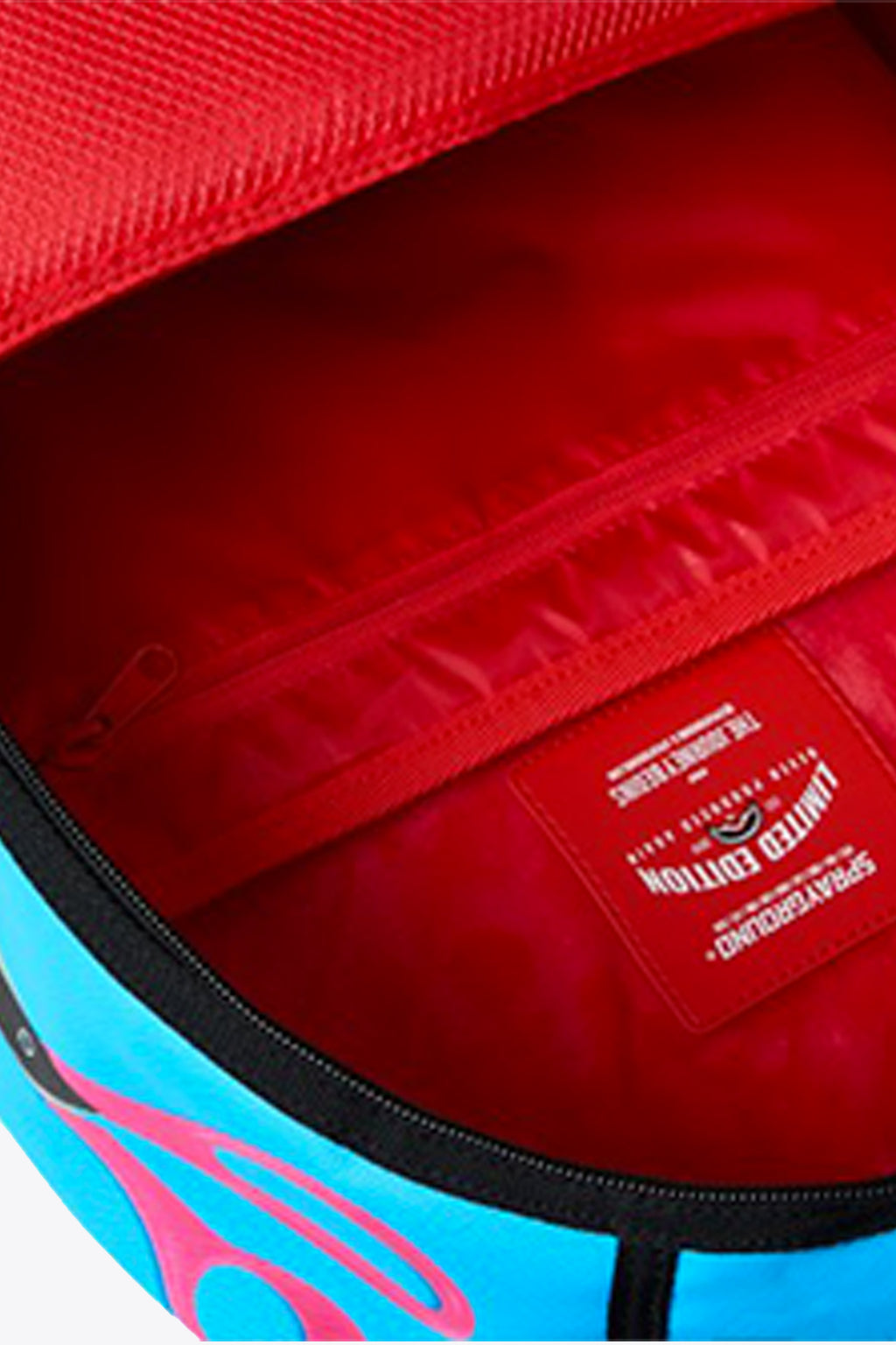 alt-image__Pink-and-light-blue-pvc-backpack-with-split-detail---Shark-Central-Cotton-Candy-Backpack-